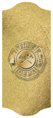 DARAY C 418 SH GD Fire Department Shimmer Gold Background